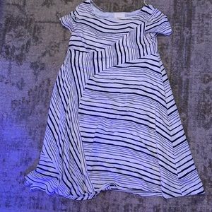 Navy and White Dress